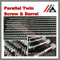 Krauss Maffei KMD90 twin screw cylinder pvc profile extrusion